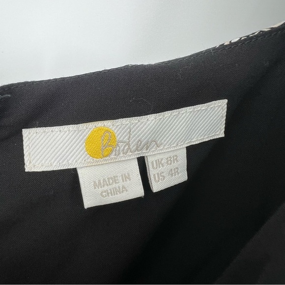 Boden Tie Neck Keyhole Jumpsuit 4 Regular - Picture 5 of 12